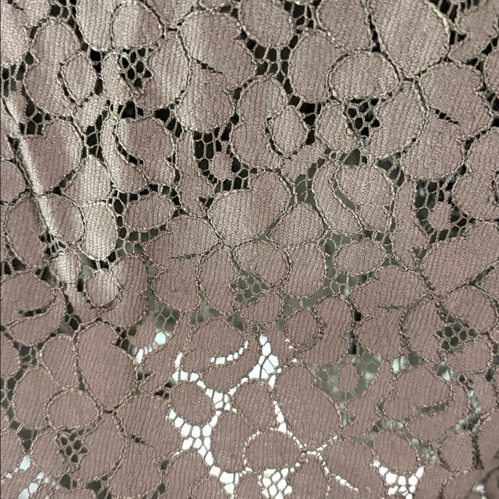 GAP Brown Lace Button-Down Shirt - image 4